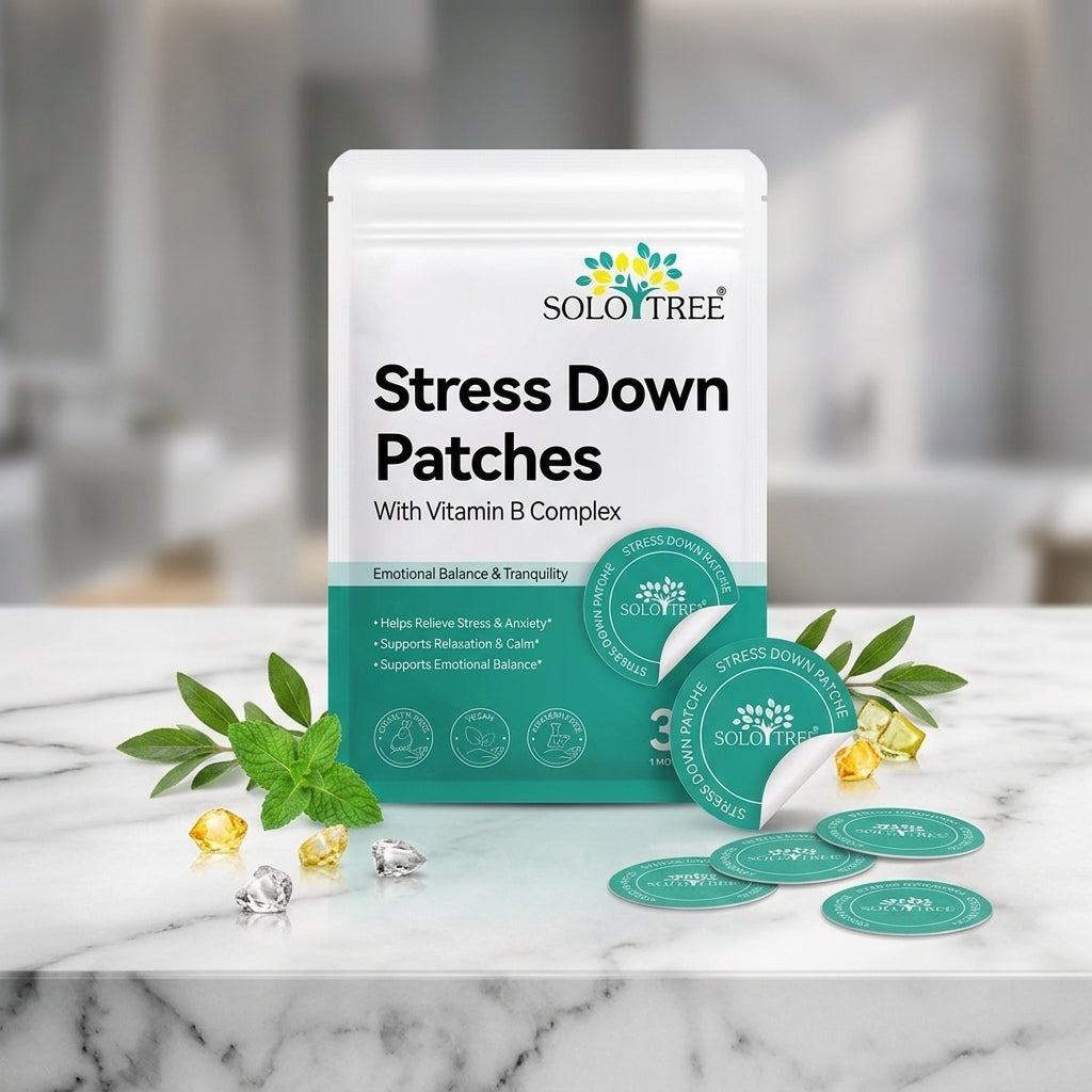Natural Anti-Stress Patches – Biodegradable Relaxation Patches (30-Pack)
