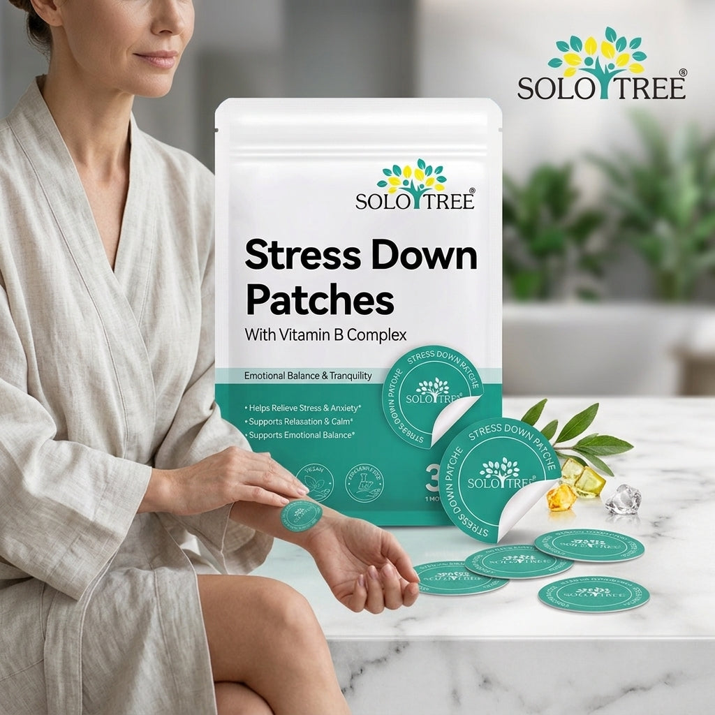 Natural Anti-Stress Patches – Biodegradable Relaxation Patches (30-Pack)