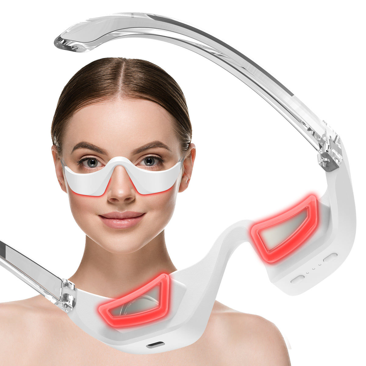 Handheld 3D Eye Care Massager – Wireless Red Light Therapy