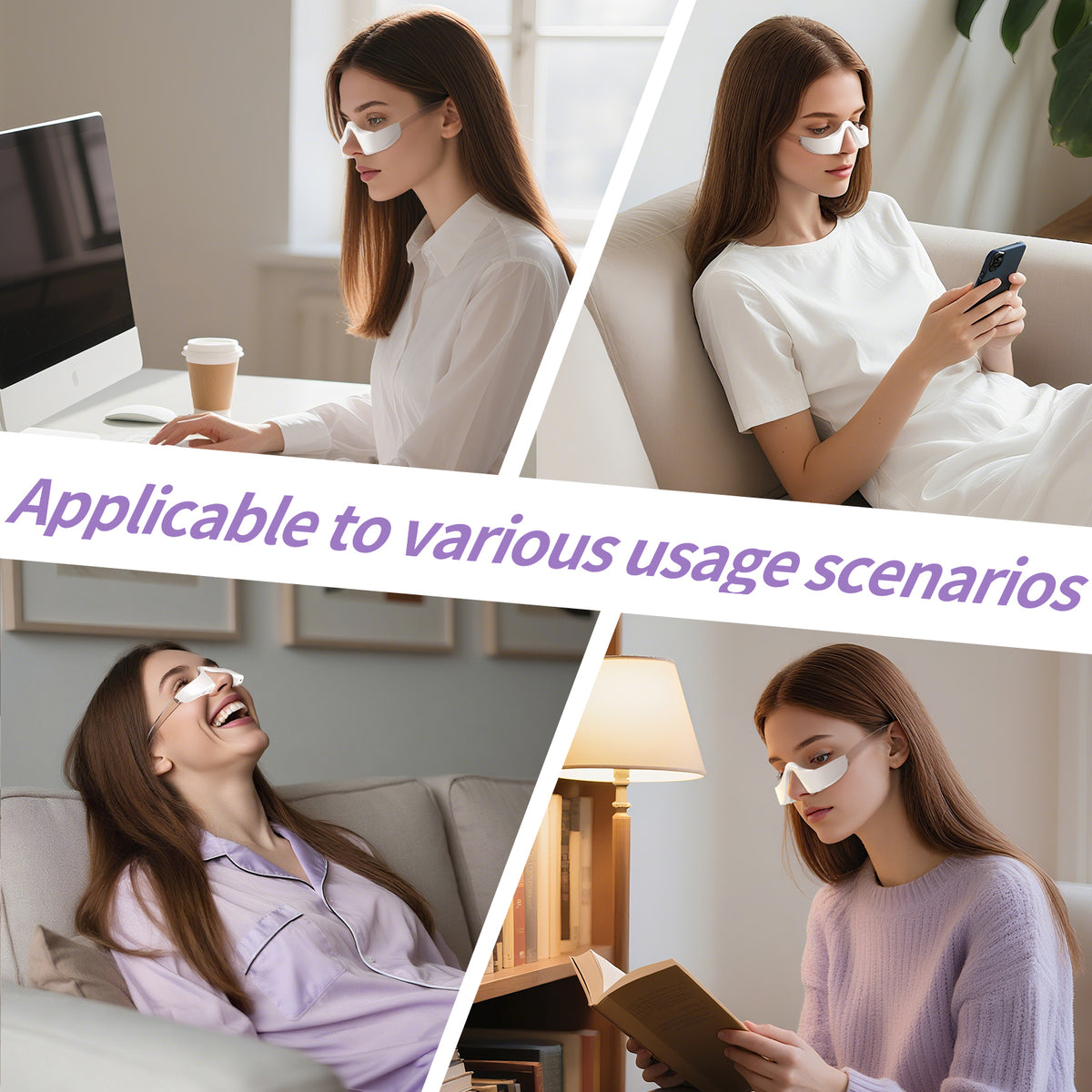 Handheld 3D Eye Care Massager – Wireless Red Light Therapy