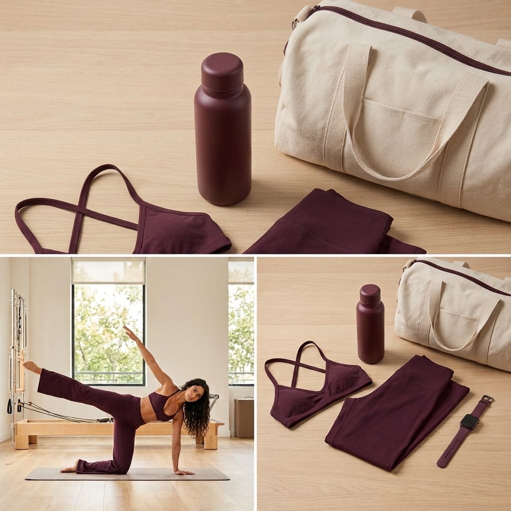 Women's Racerback Yoga Set – High-Waisted Nylon & Spandex Gym Training Set