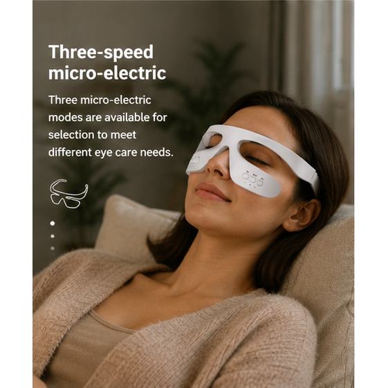 3D Eye Lift Massager – Heated Microcurrent Eye Care Glasses